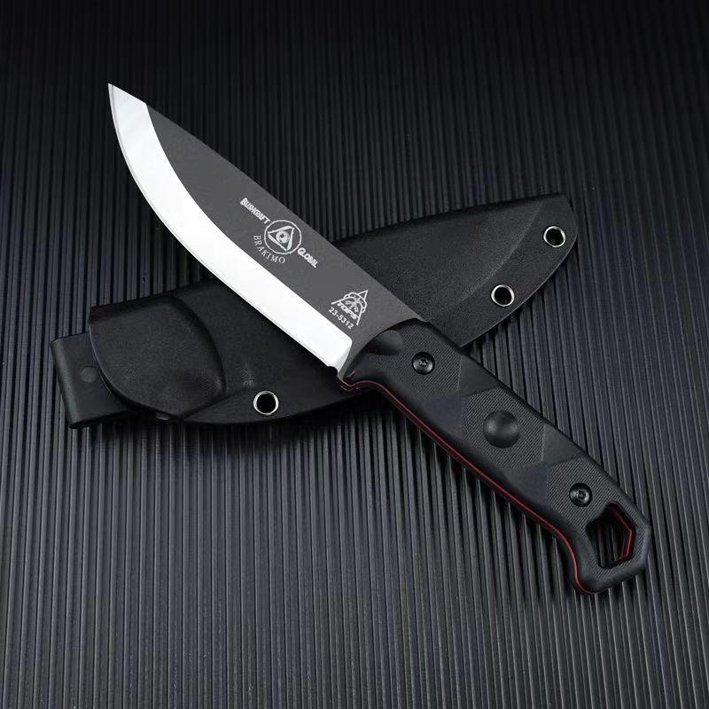 Everyday Carry (Edc) Knife - Portable D2 Steel Fixed Blade Outdoor
