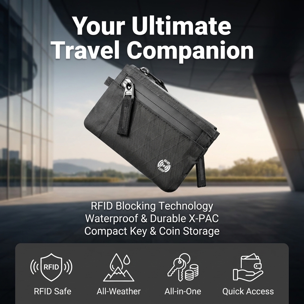 Edc Carry Coins - EDC Rfid Anti-Theft Ultra-Thin Wallet Unisex