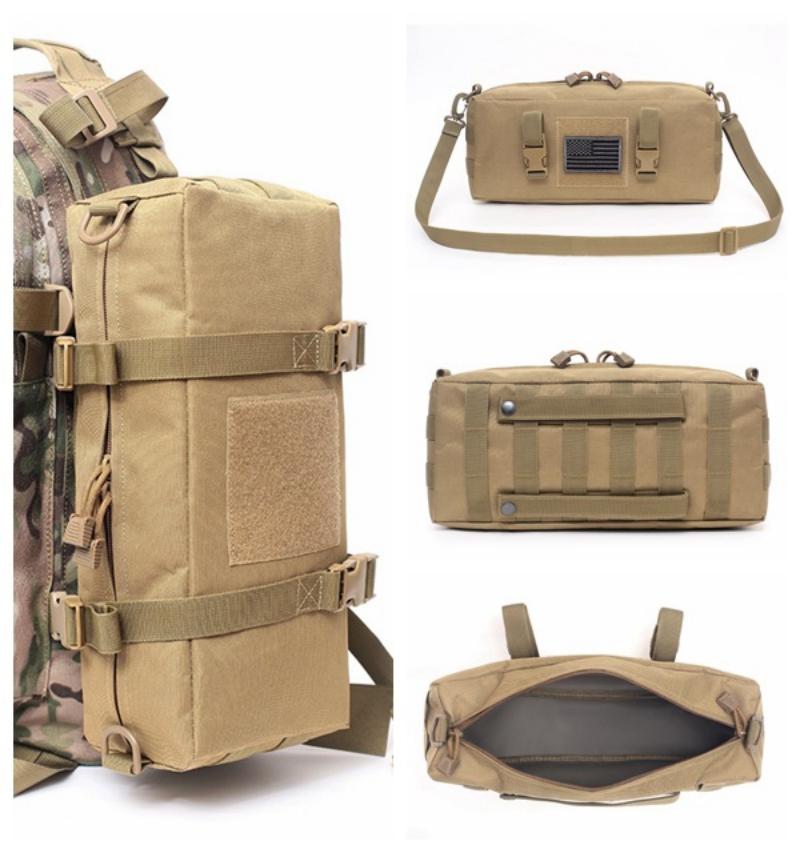 Edc Carry Belt - Tactical Backpack Travel Camping MOLLE Pouch