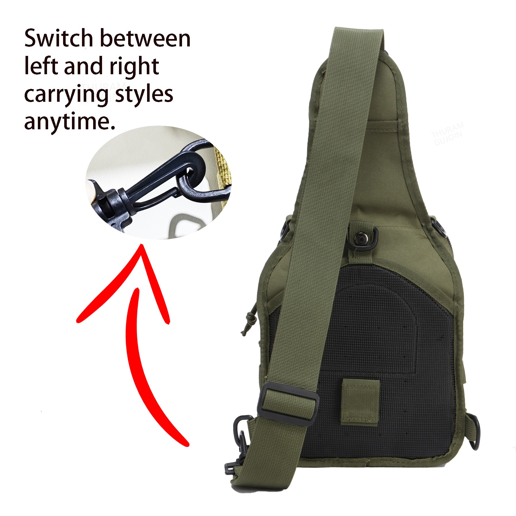 THURAM Outdoor Tactical Bag Ba - Edc Carry Bag のレビューと価格