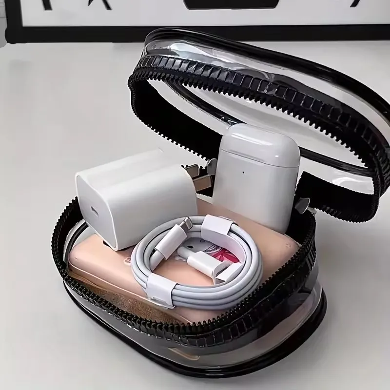 Portable Mini Transparent Stor - Cable Winder Keychain のレビューと価格