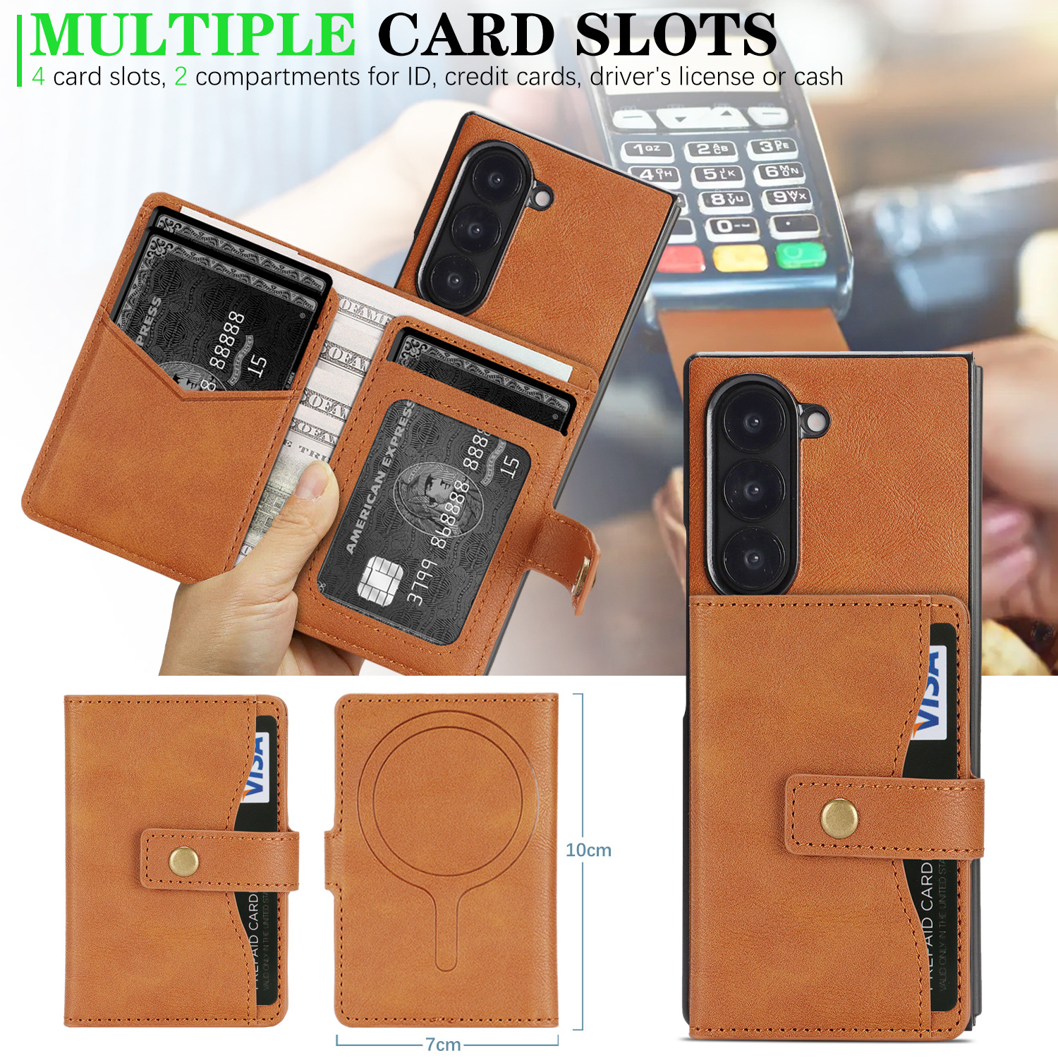 Applicable to Samsung Z Fold7  - Money Clip Magnetic のレビューと価格