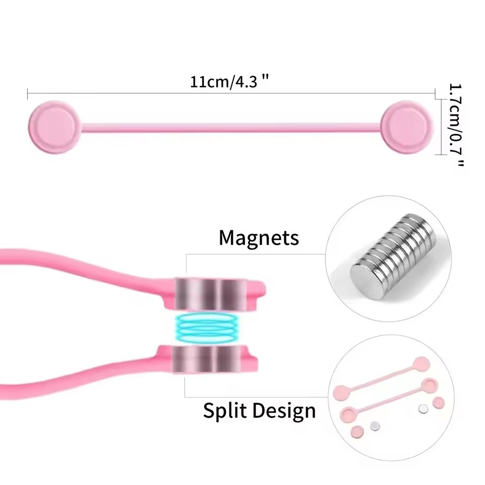 Silicone Magnetic Cable Ties S - Gear Tie Reusable のレビューと価格