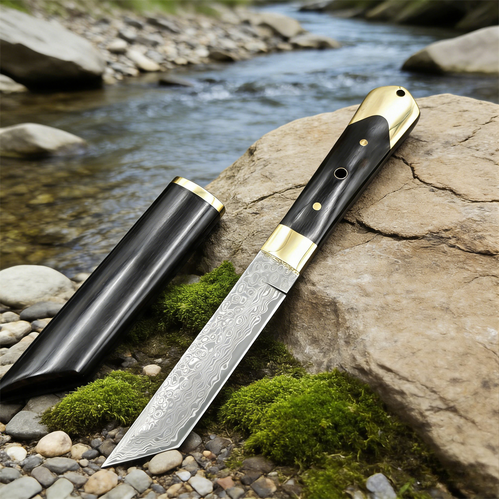 High Hardness Damascus Blade E - Edc Pocket Carry Fixed Blade のレビューと価格