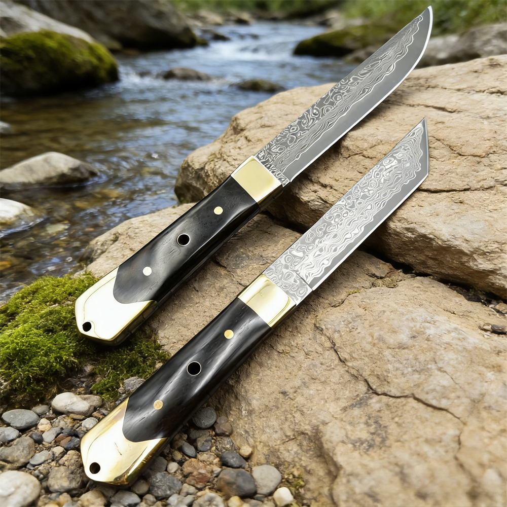 High Hardness Damascus Blade E - Edc Pocket Carry Fixed Blade のレビューと価格
