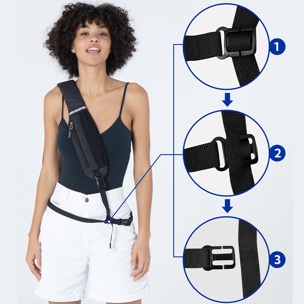 WATERFLY Crossbody Sling Bag C - Edc Carry Bag のレビューと価格