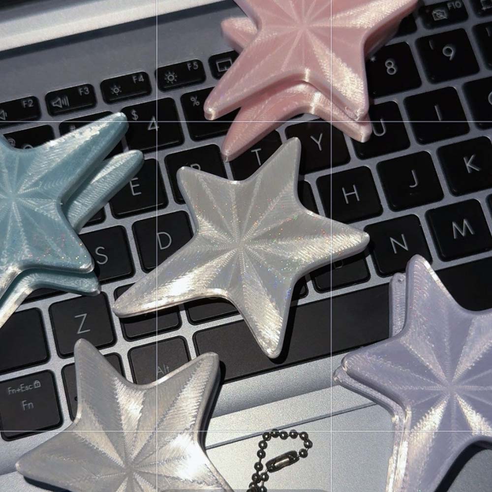 3D Star Cable Winder, Y2K Cute - Cable Winder Keychain のレビューと価格