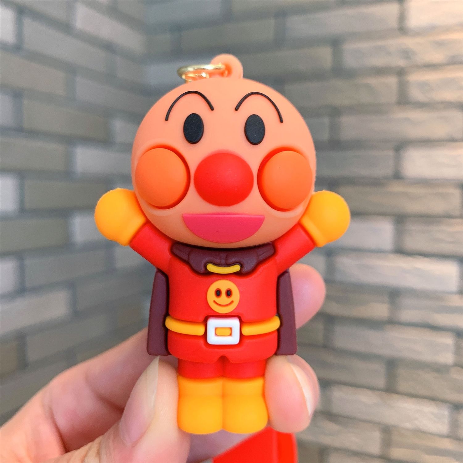 New Cartoon Anpanman Keychain  - Carabiner Keychain のレビューと価格