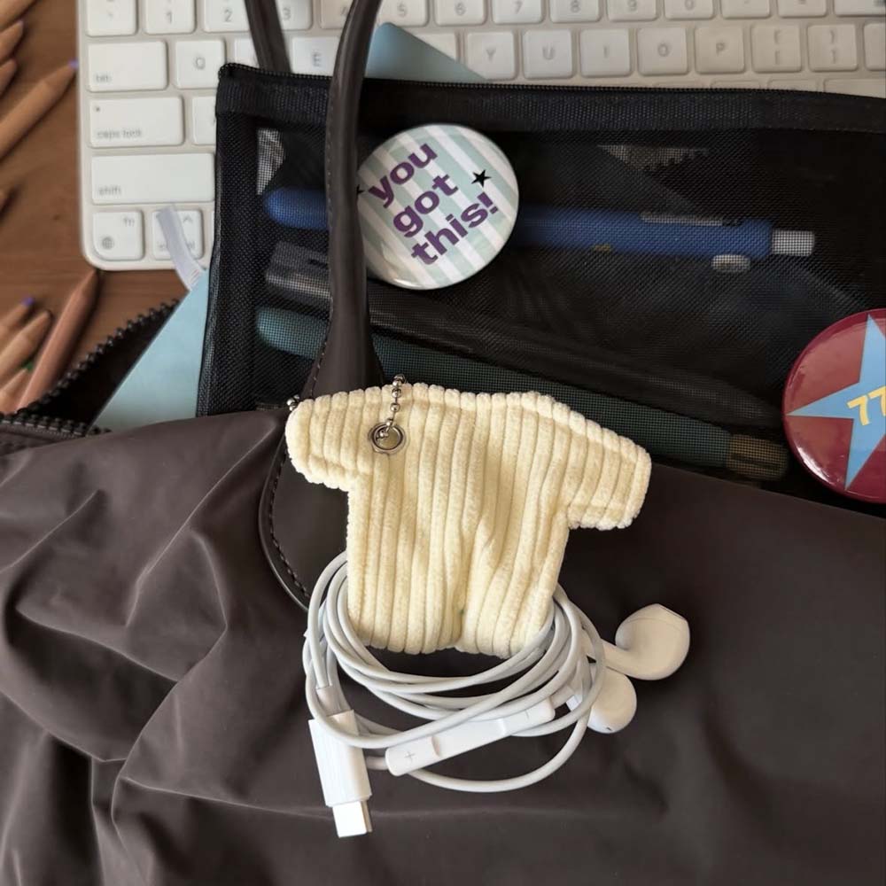 Clothing Shaped Cable Organize - Cable Winder Keychain のレビューと価格
