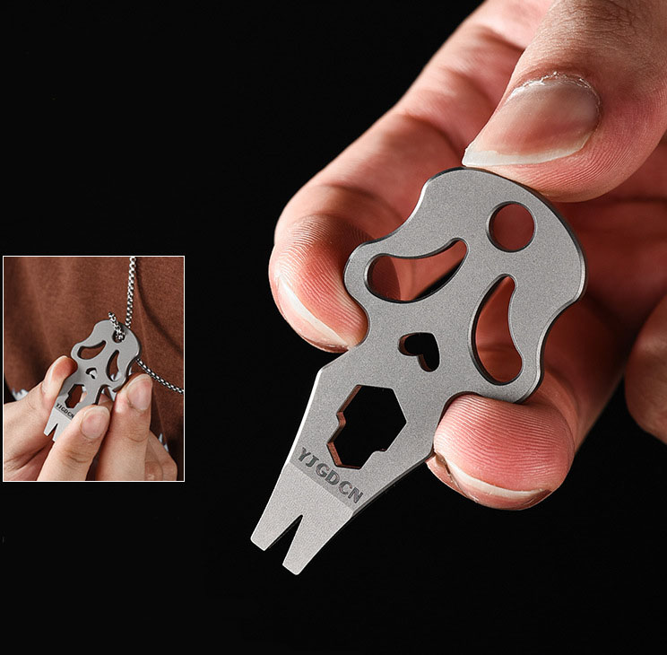 Multifunctional Hex Key Wrench - Titanium Pry Bar のレビューと価格