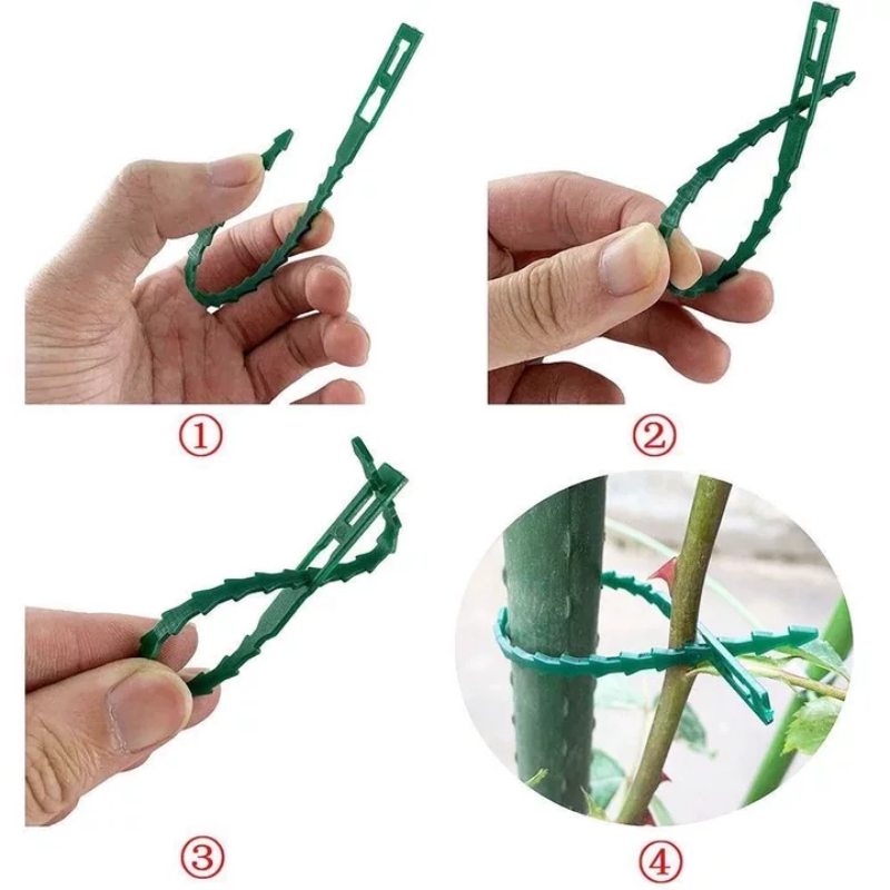 Reusable Garden Cable Ties Pla - Gear Tie Reusable のレビューと価格