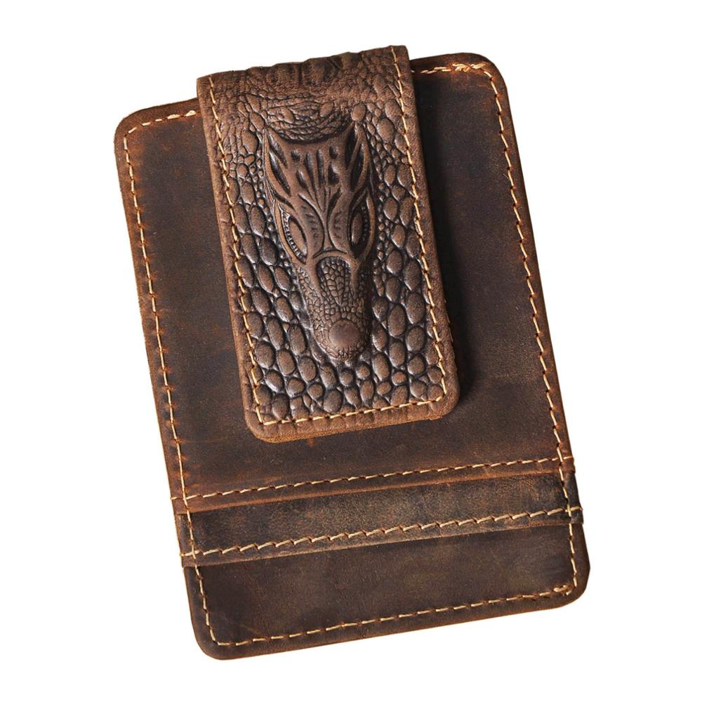 2020 Trend Real Leather Magnet - Money Clip Magnetic のレビューと価格