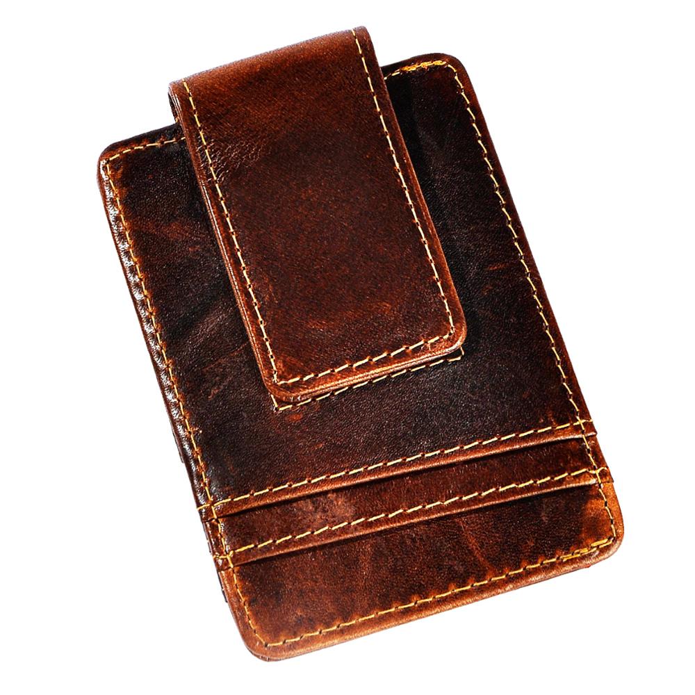 2020 Trend Real Leather Magnet - Money Clip Magnetic のレビューと価格