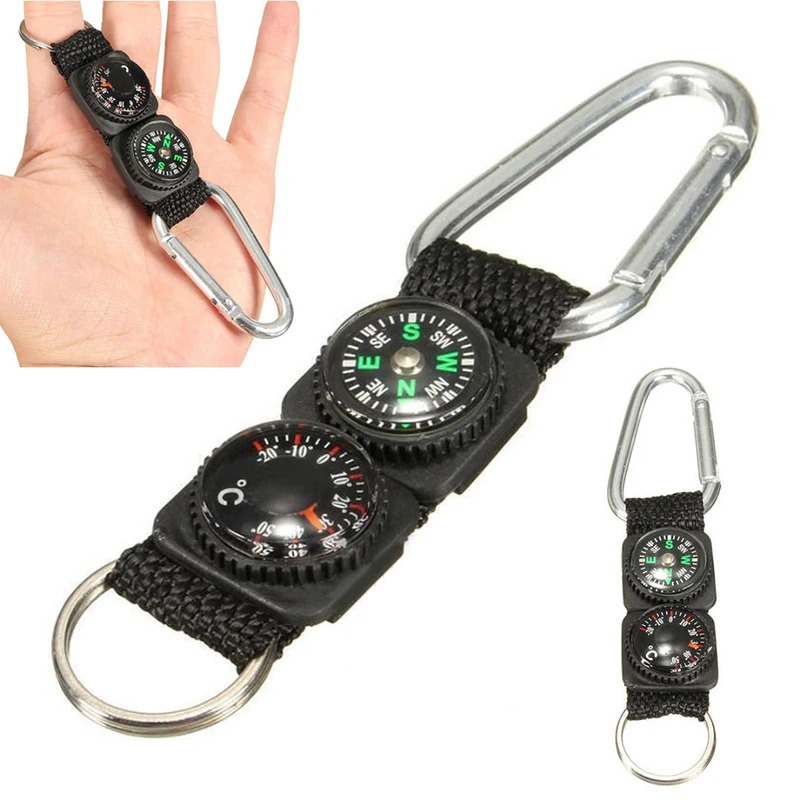 1pc Universal Multifunction 3  - Compass Keychain Mini のレビューと価格