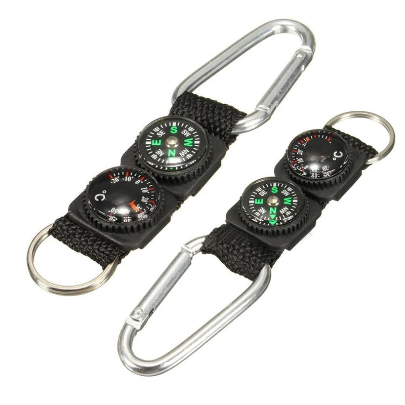 1pc Universal Multifunction 3  - Compass Keychain Mini のレビューと価格