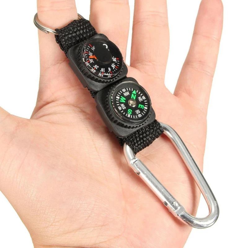 1pc Universal Multifunction 3  - Compass Keychain Mini のレビューと価格