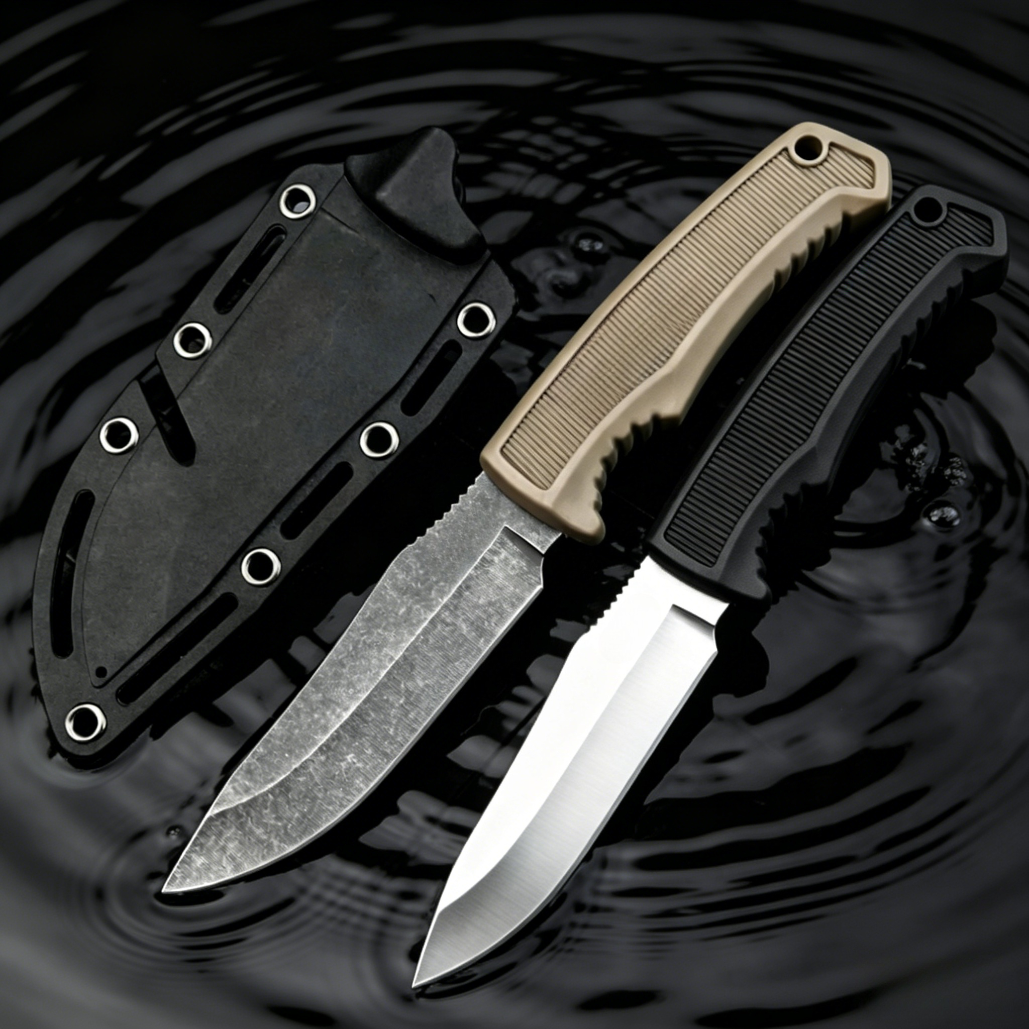 FK1001 Fixed blade Knife – 7Cr - Edc Pocket Carry Fixed Blade のレビューと価格
