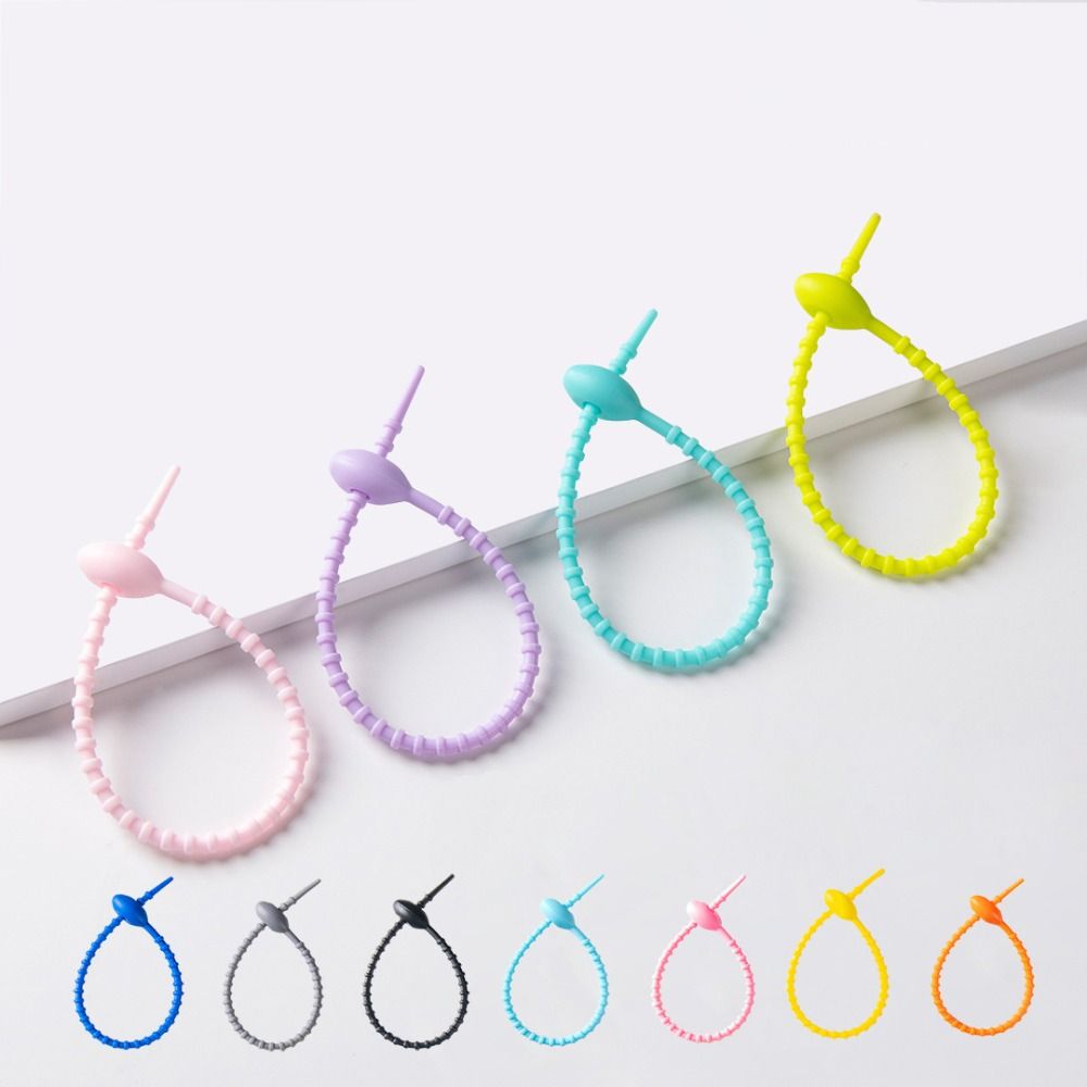 10Pcs/Set Tadpole Shaped Cable - Cable Winder Keychain のレビューと価格