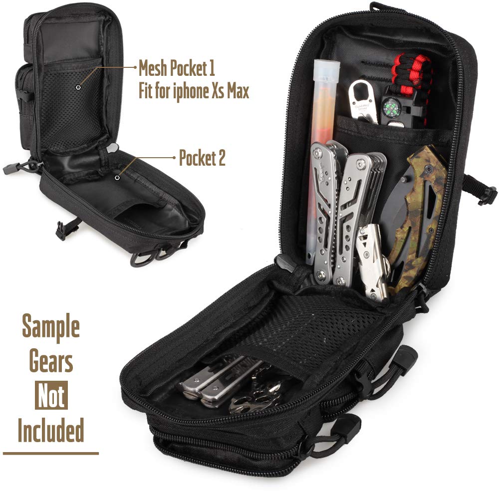 Tactical Molle Utility Pouch,  - Edc Carry Belt Pouch のレビューと価格