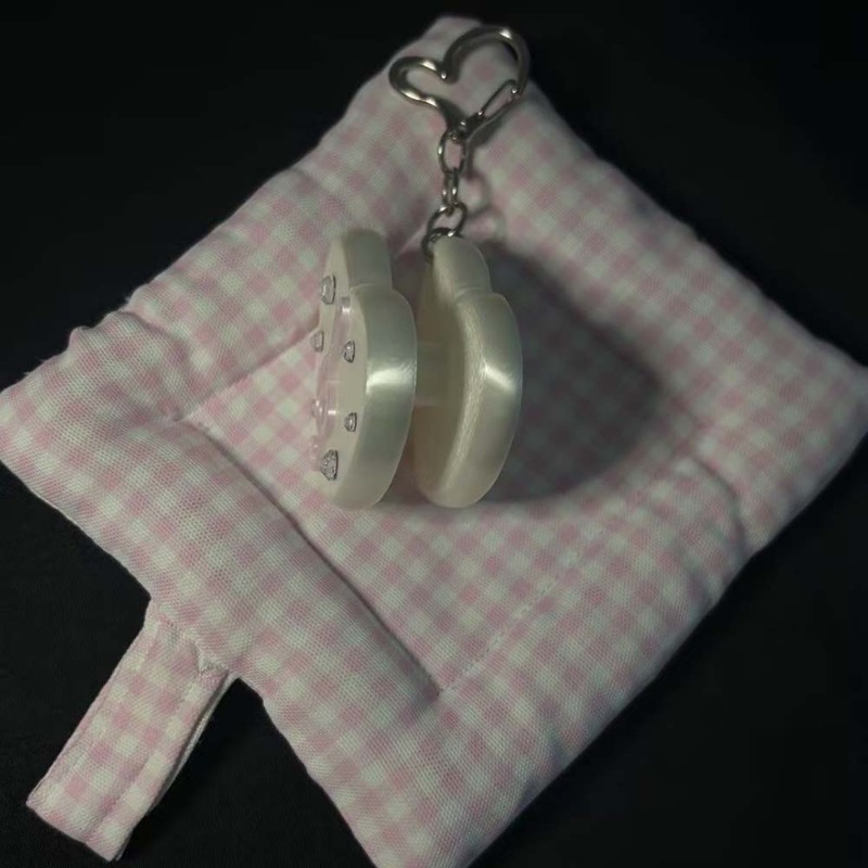 Gothic Musical Note Heart Cabl - Cable Winder Keychain のレビューと価格