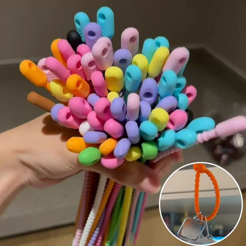 200Pcs/Lot Silicone Reusable B - Gear Tie Reusable のレビューと価格