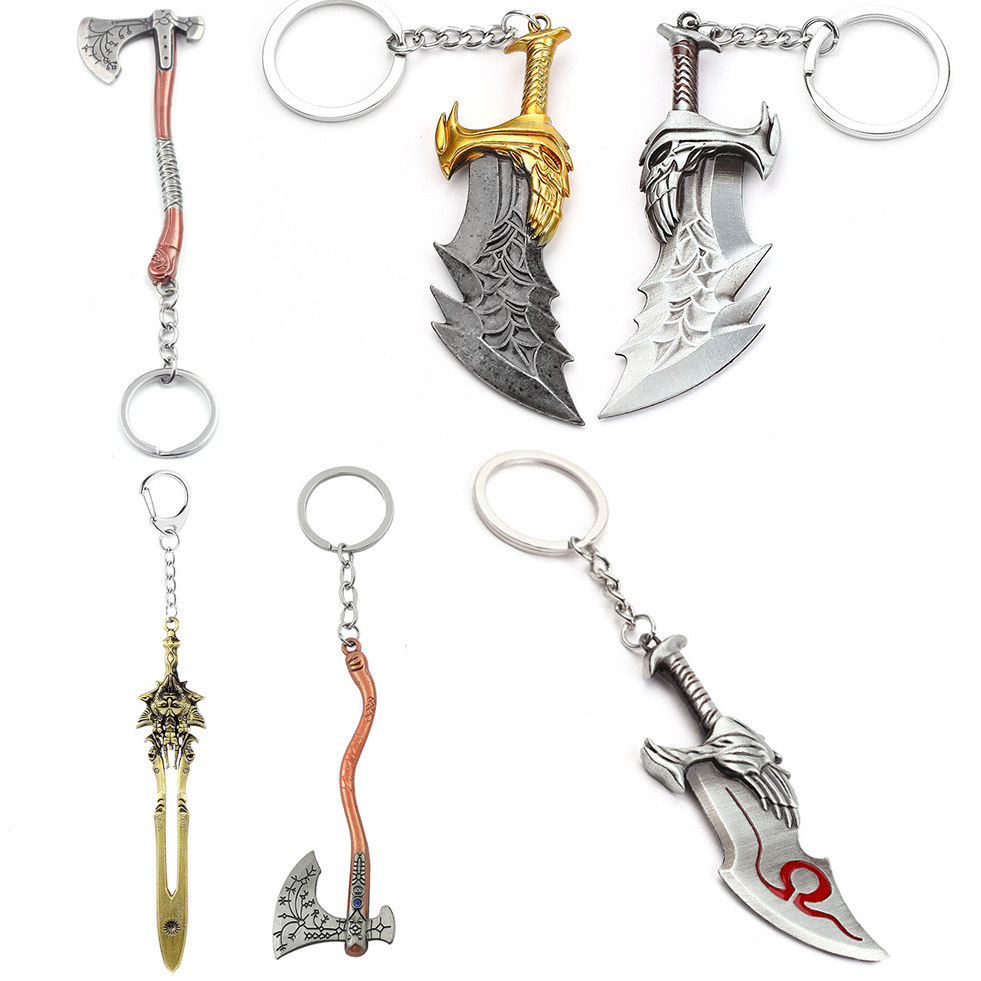 God of War 4 Kratos Sword Keyc - Carabiner Keychain のレビューと価格