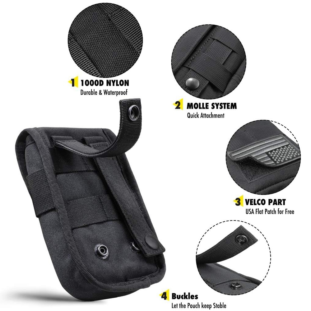 Tactical Phone Pouch Molle,Sma - Edc Carry Pocket のレビューと価格