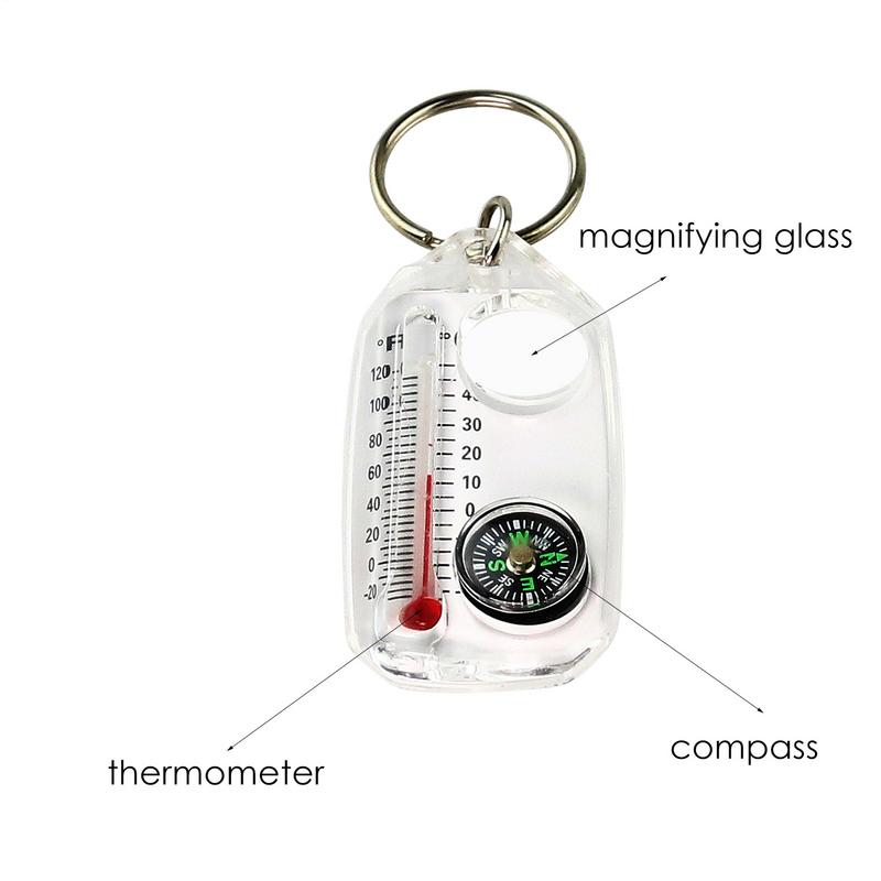 Mini Keychain multifunction Ca - Compass Keychain Mini のレビューと価格