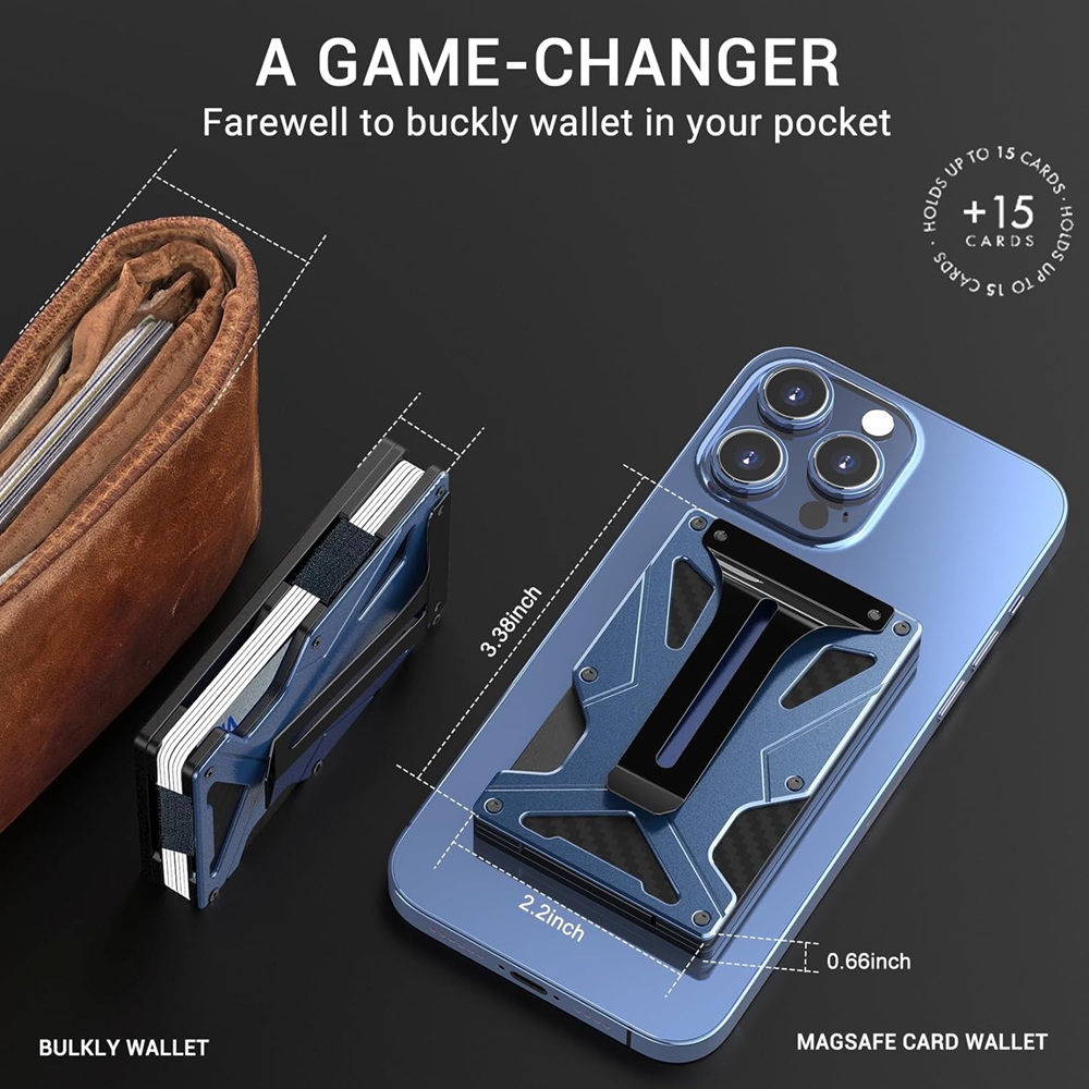 Magnetic Phone Wallet Compatib - Money Clip Magnetic のレビューと価格