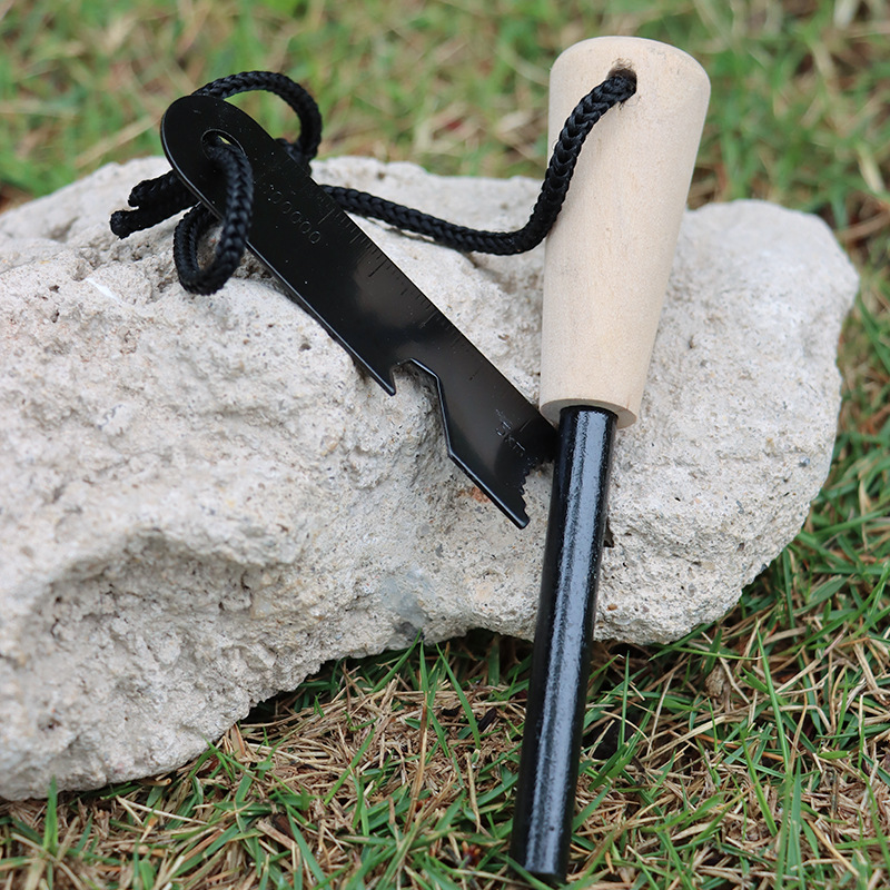 Portable outdoor flint, equipp - Ferro Rod Striker のレビューと価格