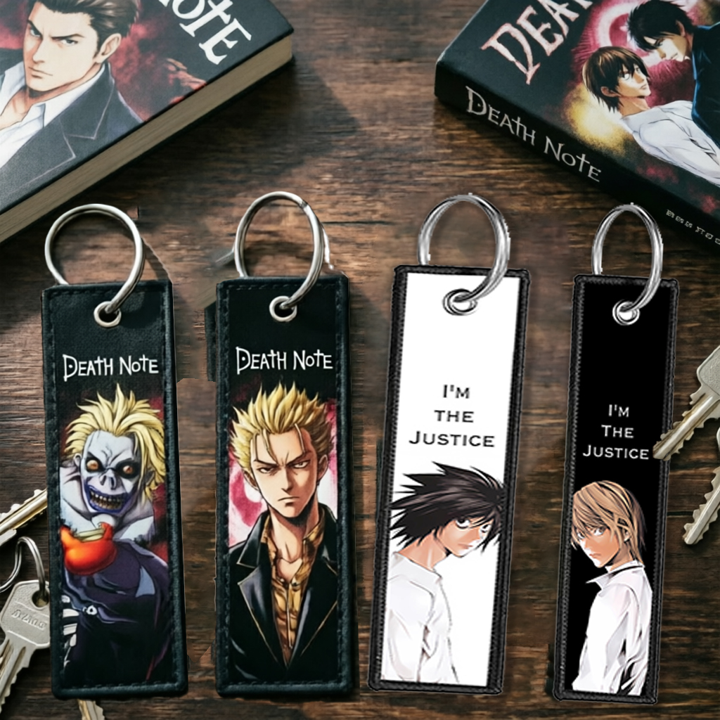 Death Note Ryuuku Ryuk Rem Emb - Carabiner Keychain のレビューと価格