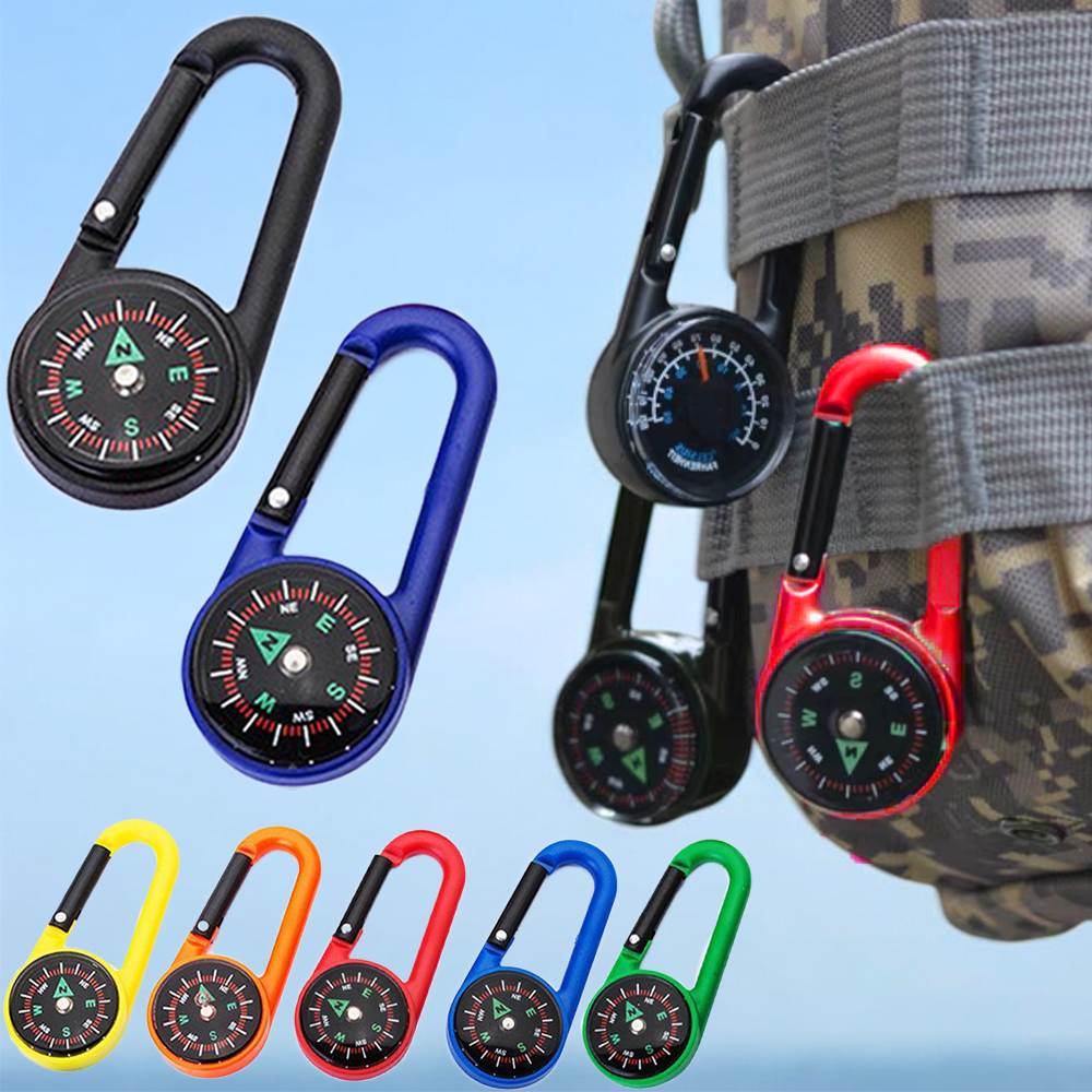 Outdoor Compass Carabiner Mini - Compass Keychain Mini のレビューと価格