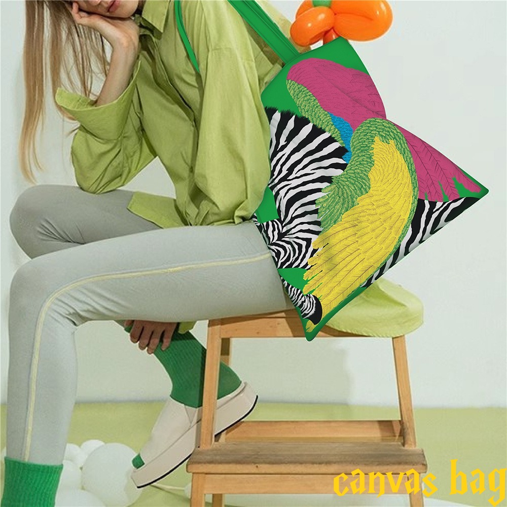 Fashion Multi-color Canvas Bag - Edc Carry Bag のレビューと価格