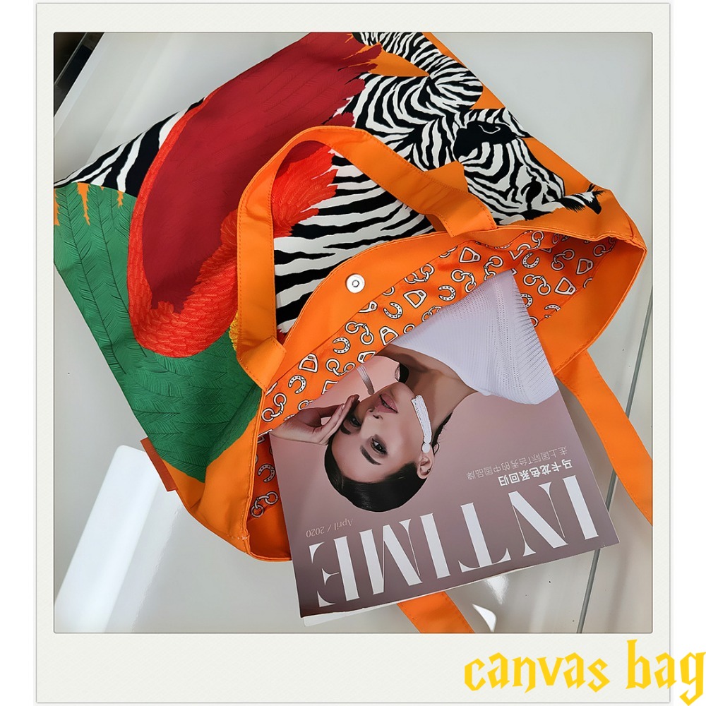 Fashion Multi-color Canvas Bag - Edc Carry Bag のレビューと価格