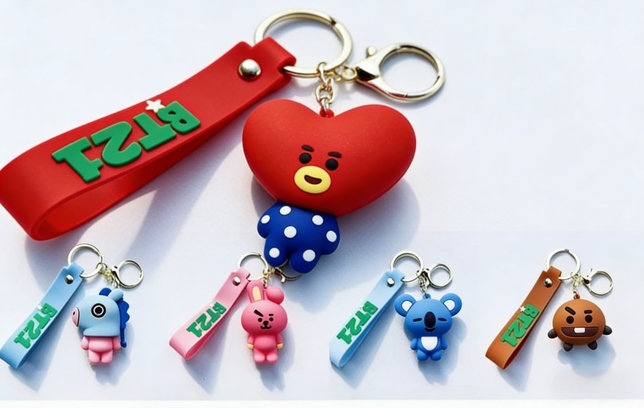 New BT21 Koya RJ Shooky Cooky  - Carabiner Keychain のレビューと価格