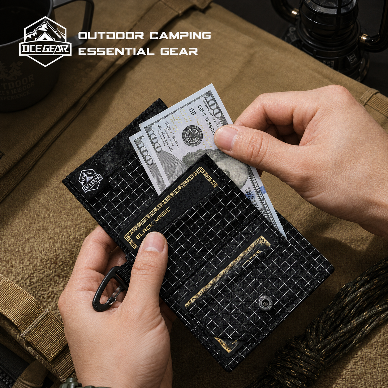 Lightweight Trifold Wallet wit - Edc Concealed Carry のレビューと価格