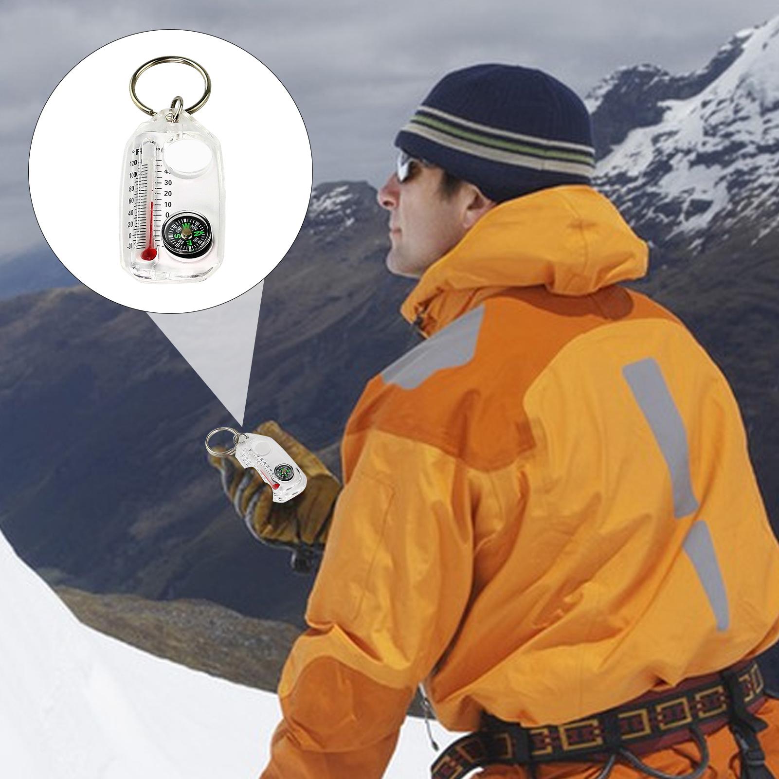3in 1Pocket Survival Compass M - Compass Keychain Mini のレビューと価格