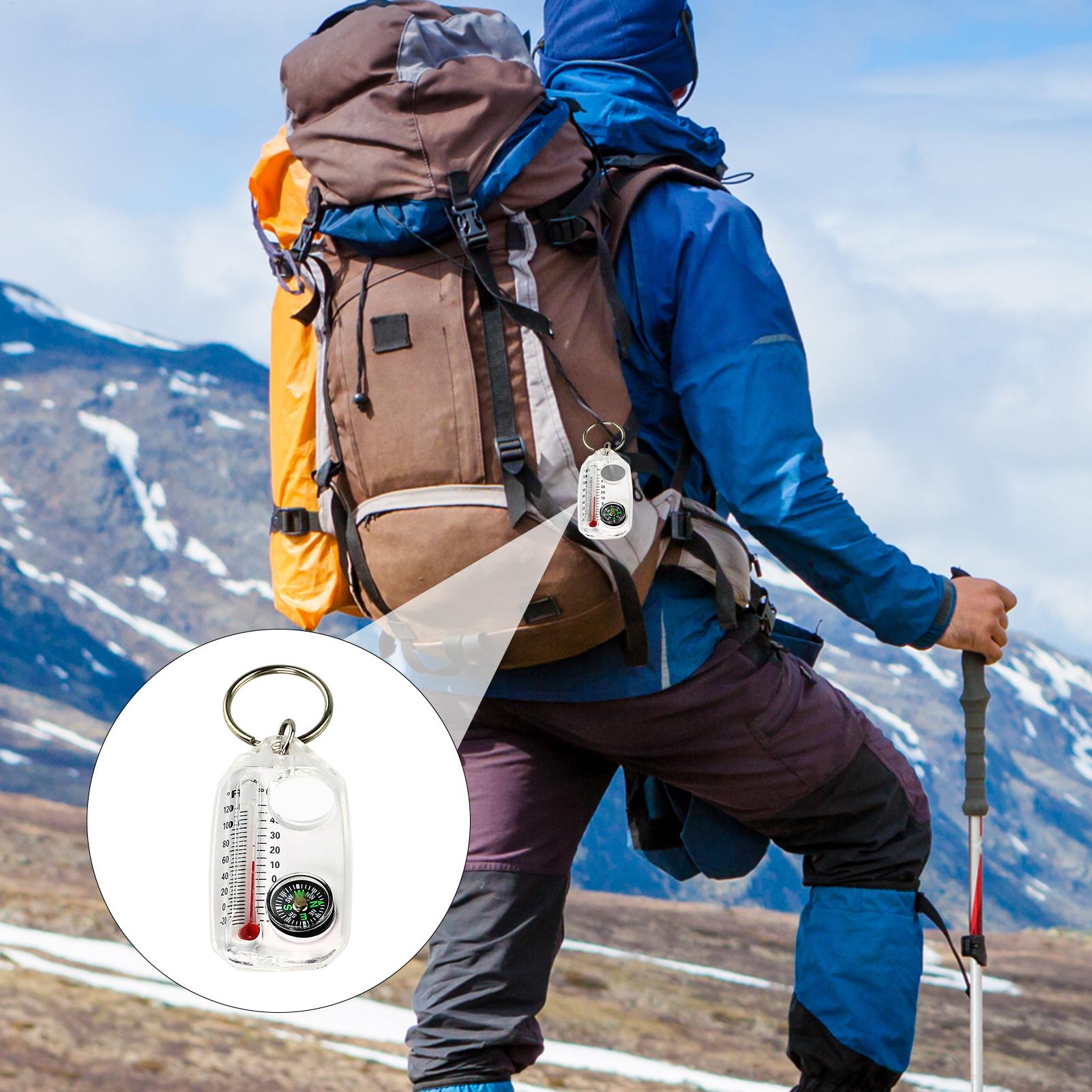3in 1Pocket Survival Compass M - Compass Keychain Mini のレビューと価格