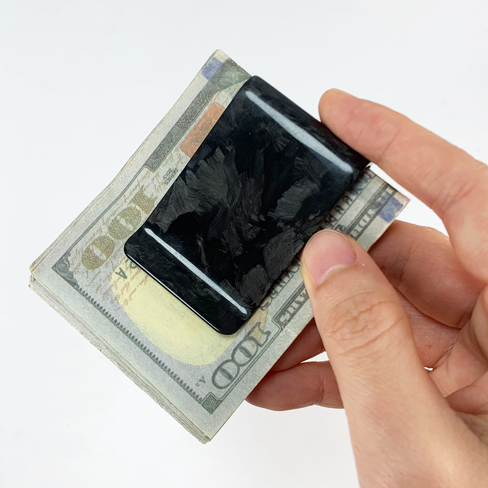 High Quality Black Real Forged - Money Clip Magnetic のレビューと価格