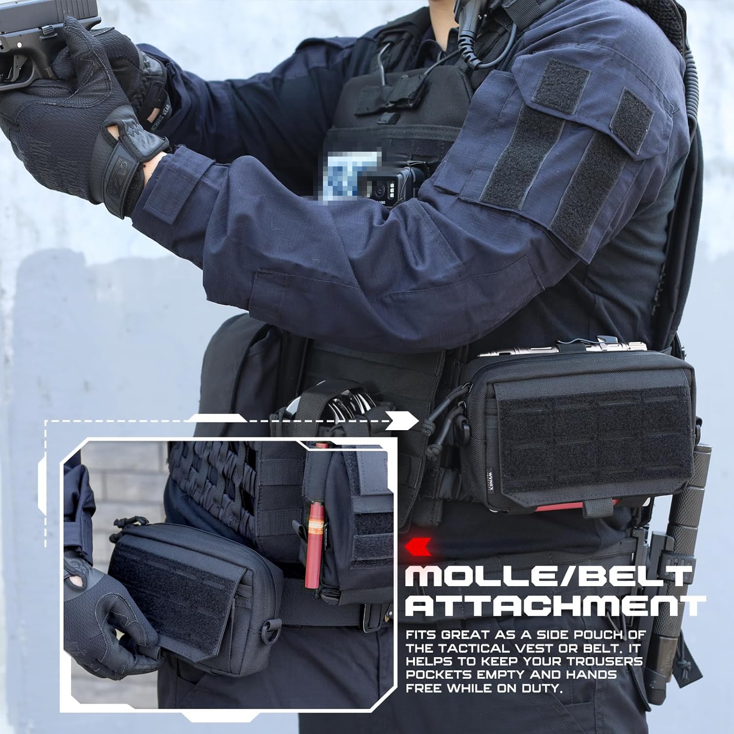 Tactical Molle Admin Pouch Las - Edc Carry Holster のレビューと価格