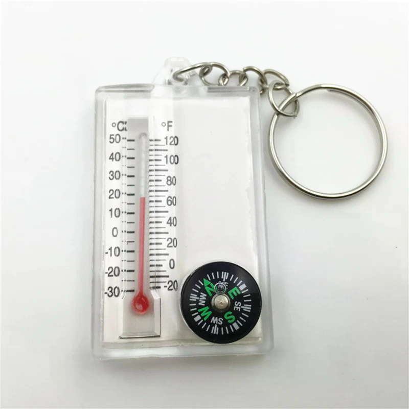 Outdoor Mountaineering Buckle  - Compass Keychain Mini のレビューと価格