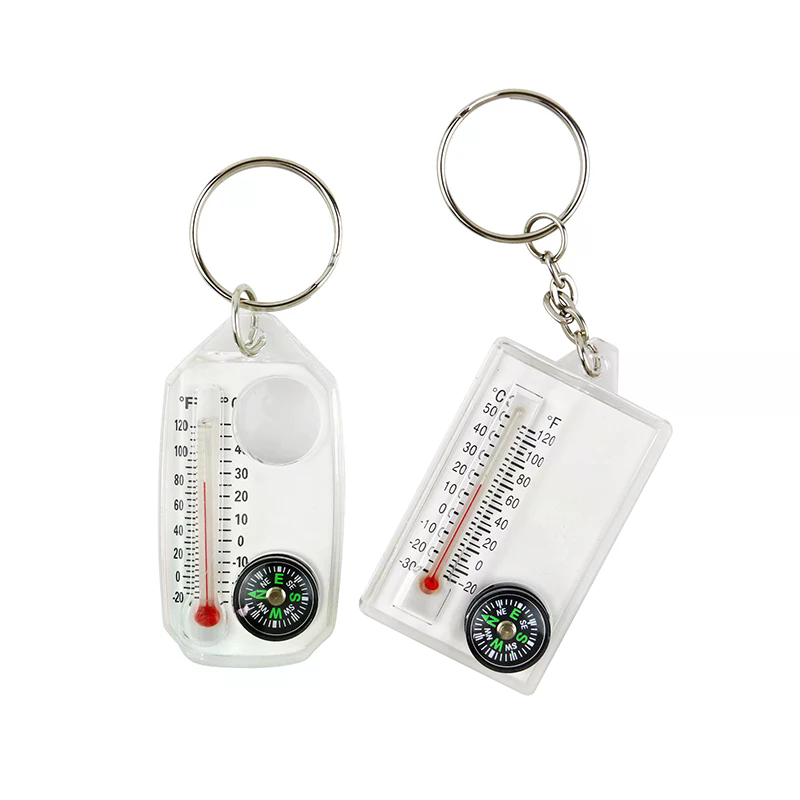 Outdoor Mountaineering Buckle  - Compass Keychain Mini のレビューと価格