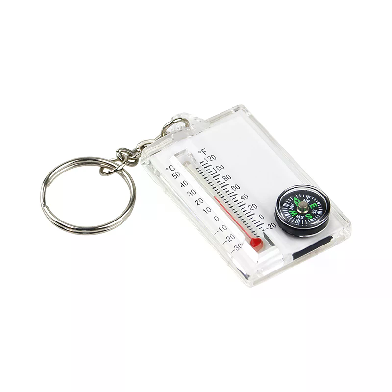 Outdoor Mountaineering Buckle  - Compass Keychain Mini のレビューと価格