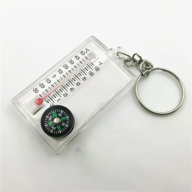 Outdoor Mountaineering Buckle  - Compass Keychain Mini のレビューと価格