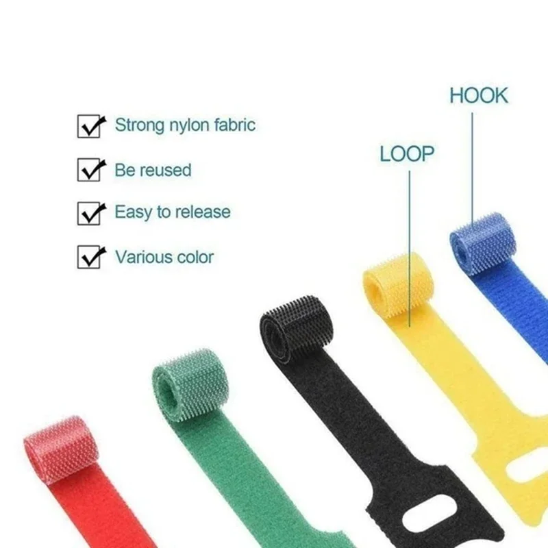 10/30/50Pcs Reusable Hook And  - Gear Tie Reusable のレビューと価格