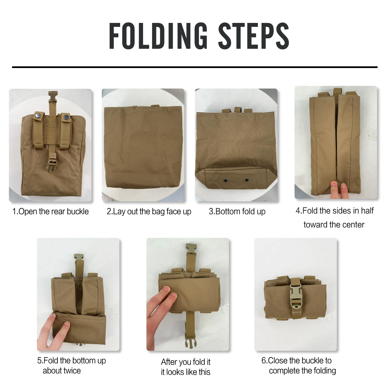 New Molle Folding Dump Drop Ma - Edc Carry Pocket のレビューと価格