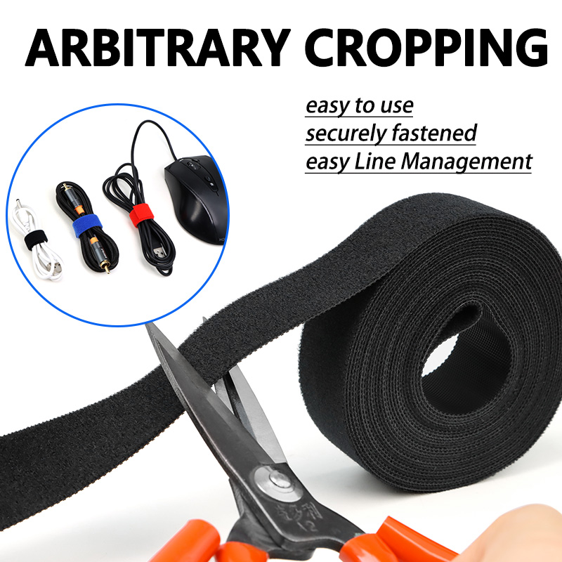 1Roll 5M Reusable Hook Loop Ny - Gear Tie Reusable のレビューと価格