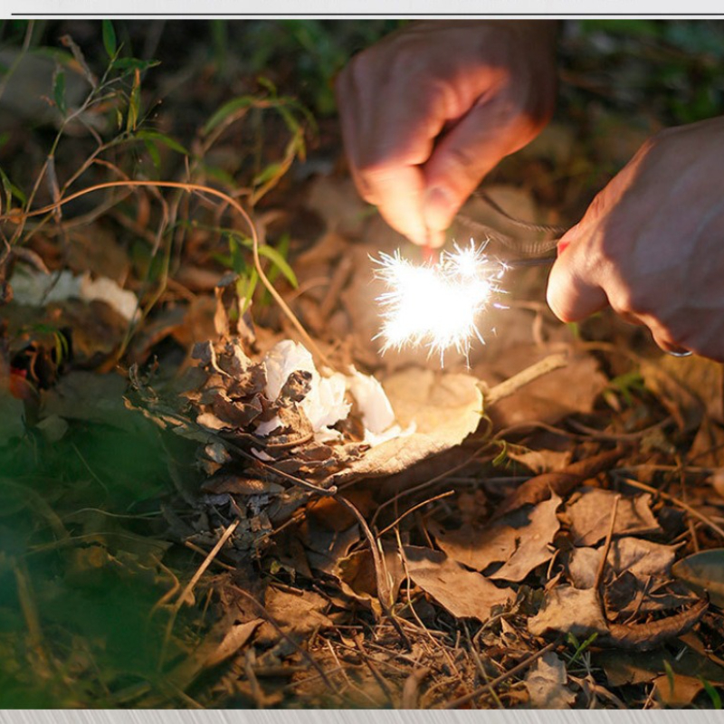 Mini Wilderness Survival Porta - Ferro Rod Striker のレビューと価格