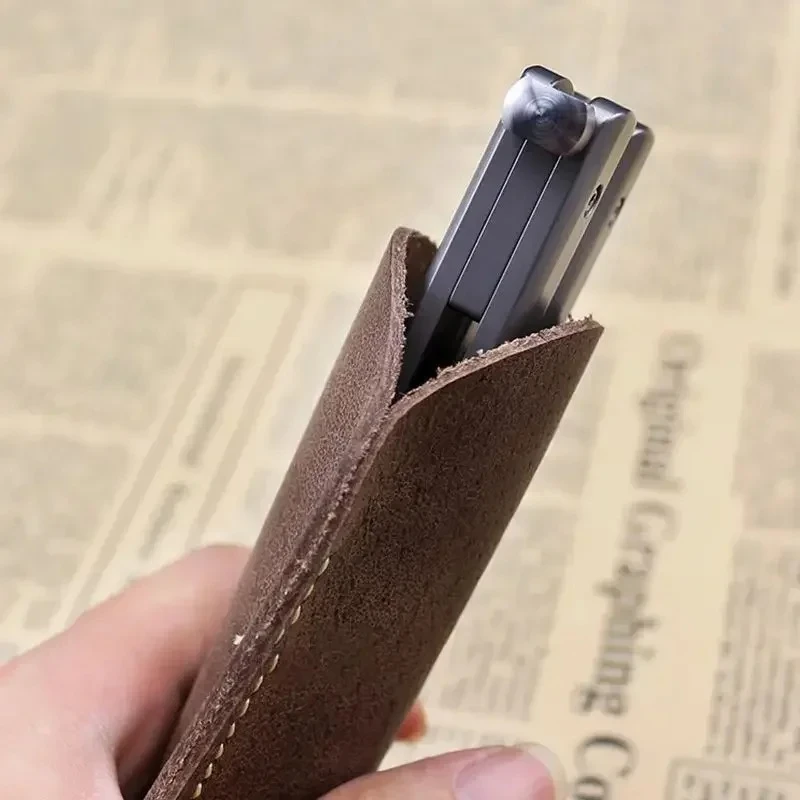 Leather small knife cover carr - Edc Pocket Carry Fixed Blade のレビューと価格