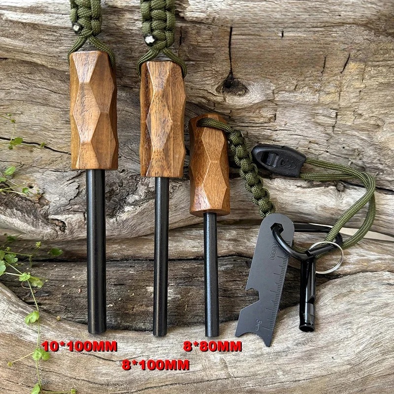 New Outdoor Flint Fire Starter - Ferro Rod Striker のレビューと価格